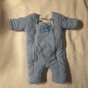 Cozy Magic Merlin Sleepsuit, blue, Large